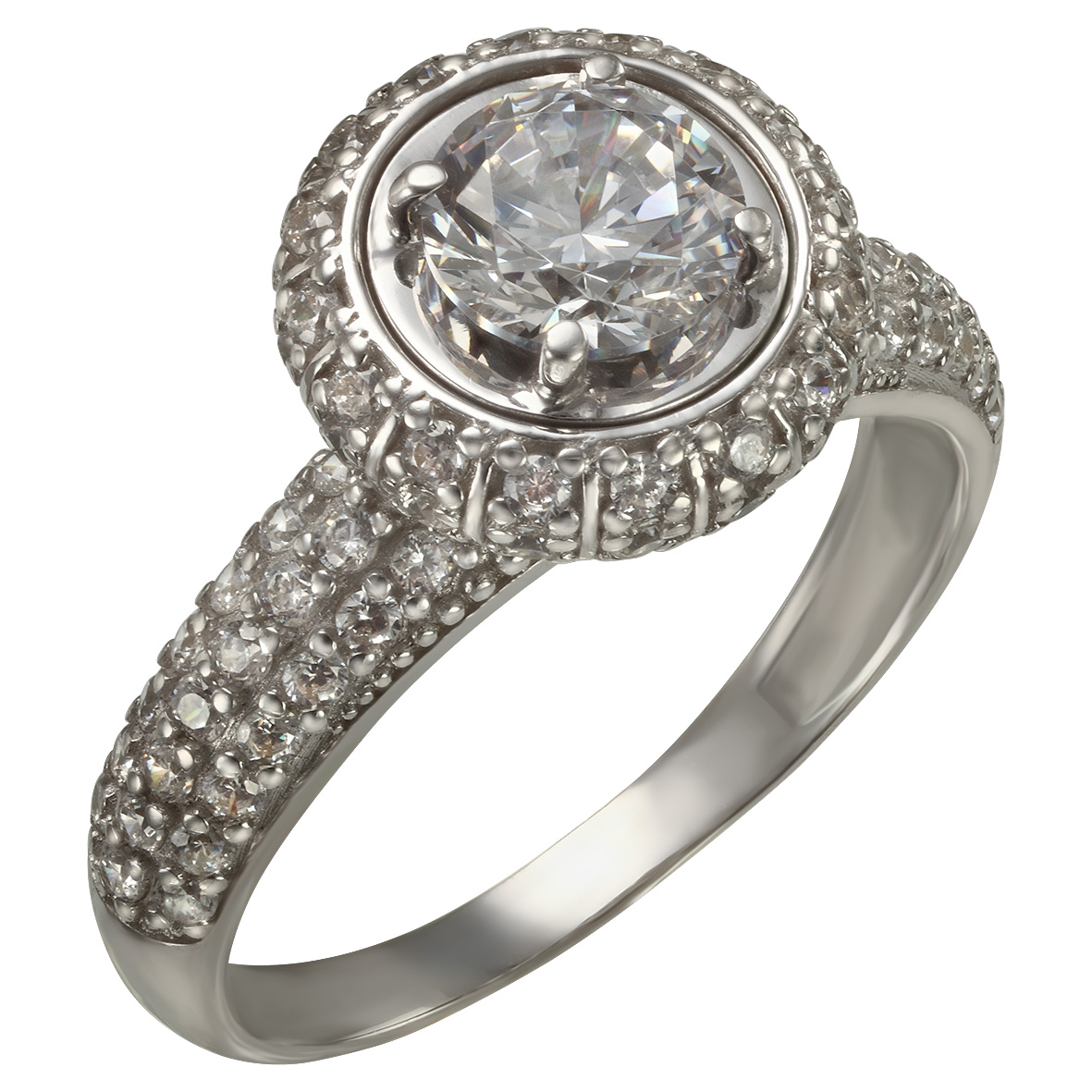 

Серебряное кольцо с фианитами Tango Jewellery Company 330972С размер 16