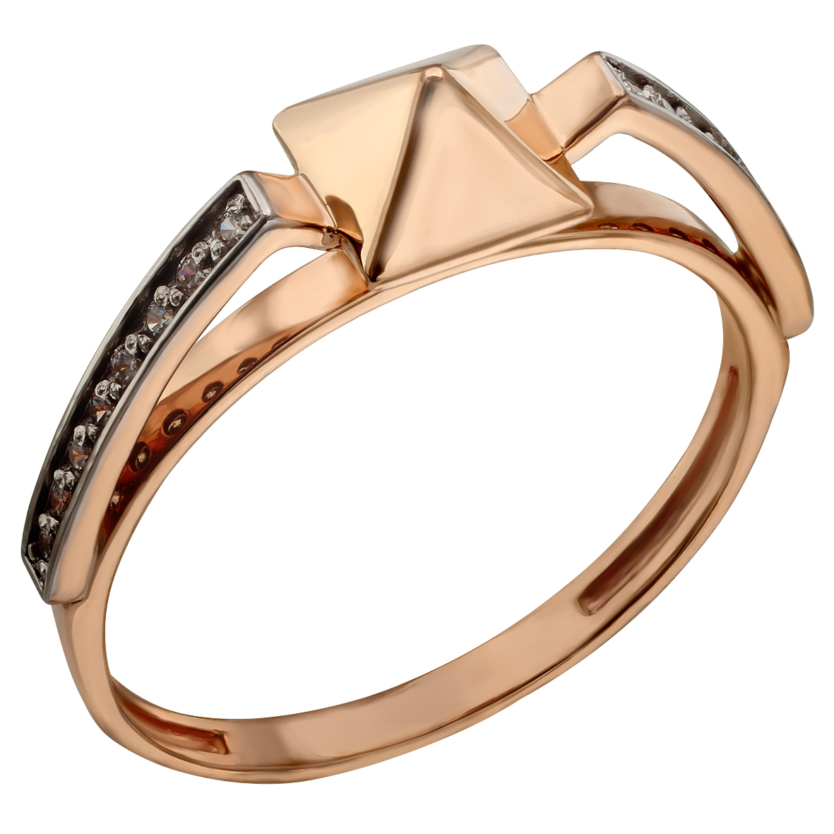 

Золотое кольцо с фианитами Tango Jewellery Company 380510 размер 19
