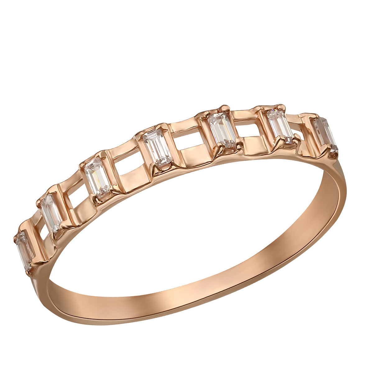 

Золотое кольцо с вставками фианитов Tango Jewellery Company 380572 размер 17.5