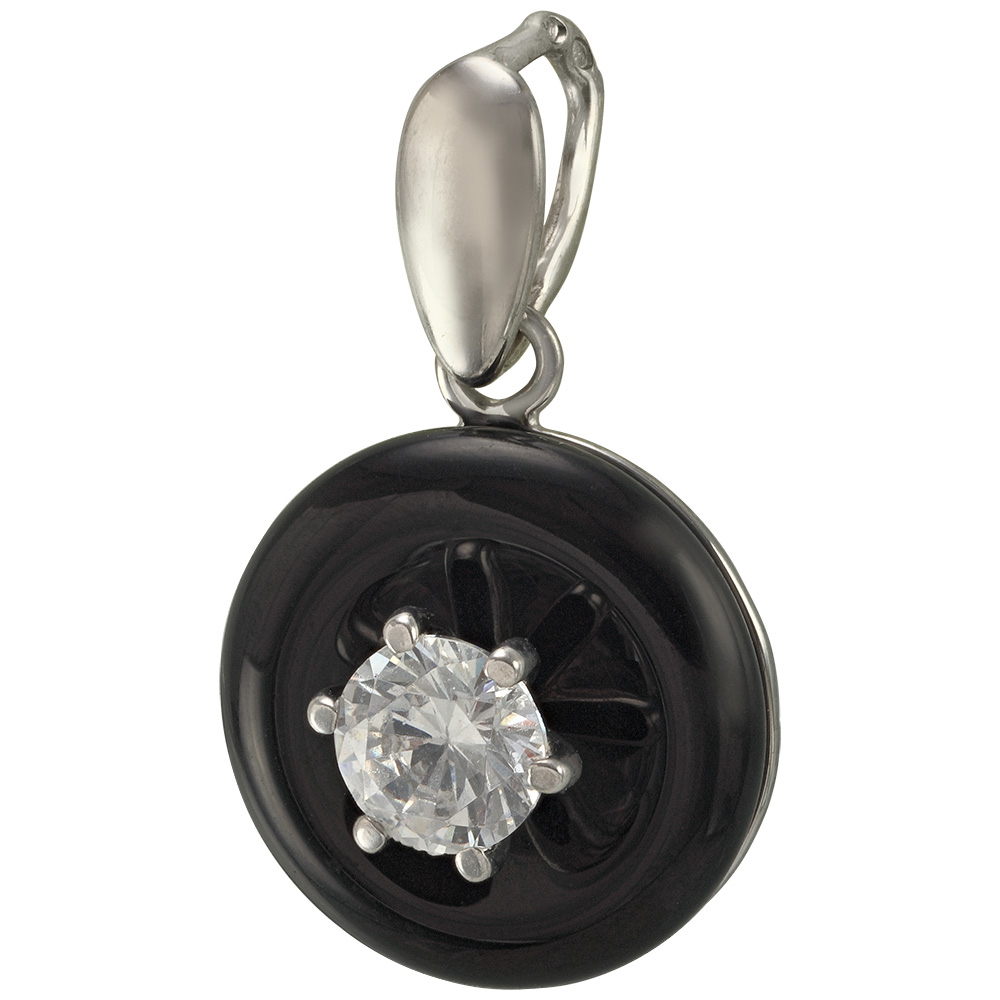 

Серебряная подвеска с агатом и фианитами Tango Jewellery Company 199133С