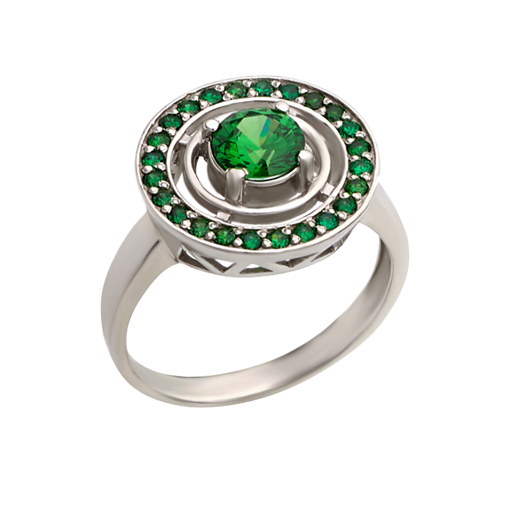 

Серебряное кольцо с фианитами Tango Jewellery Company 320903С размер 19.5