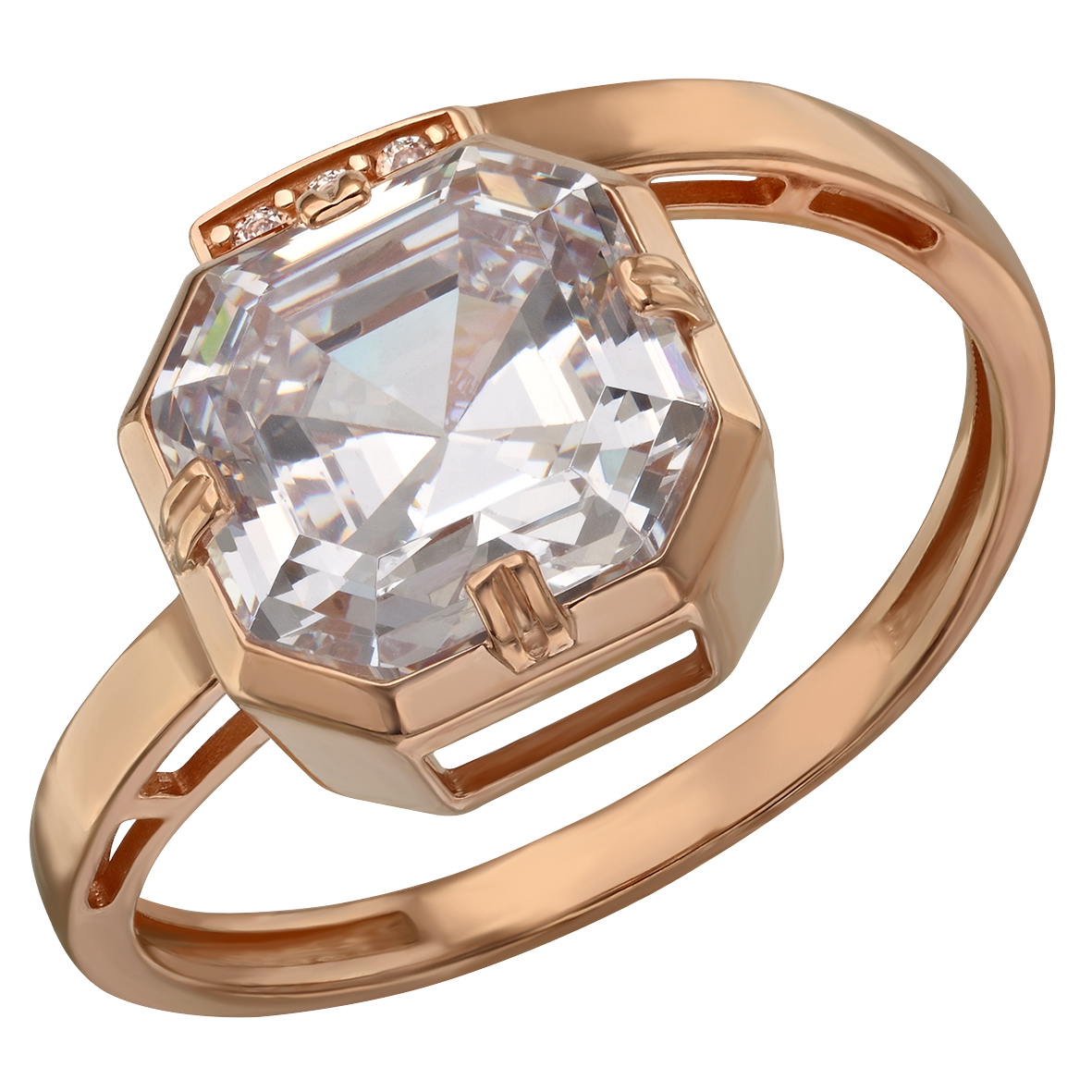 

Золотое кольцо с фианитами Tango Jewellery Company 380515 размер 19.5