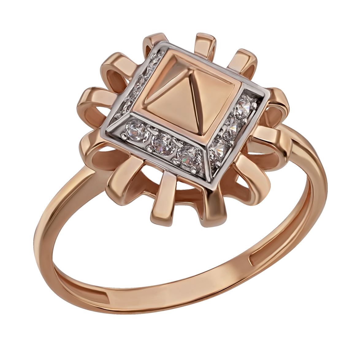 

Золотое кольцо с фианитами Tango Jewellery Company 380512 размер 18.5