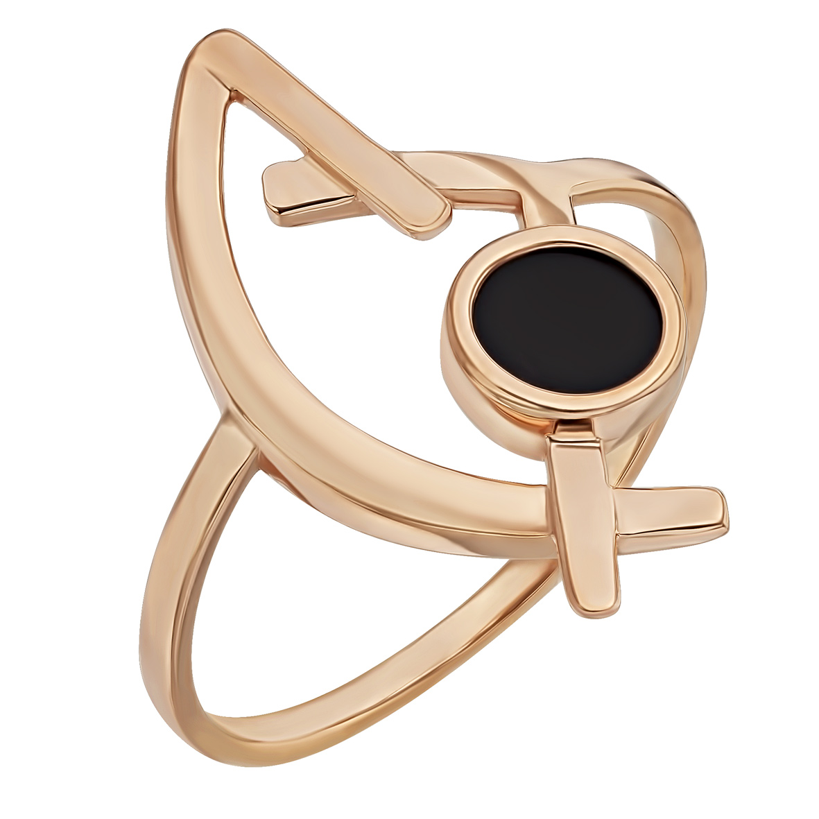 

Золотое кольцо с агатом / перламутром Tango Jewellery Company 369655 размер 16