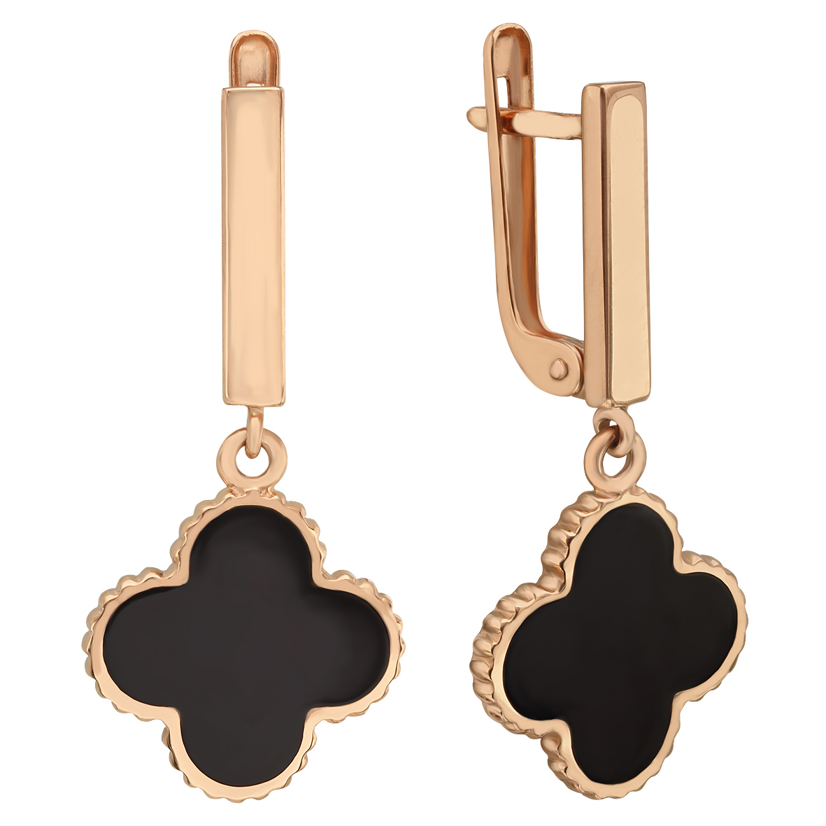 

Золотые серьги-подвески с ювелирной эмалью Tango Jewellery Company 400267Е