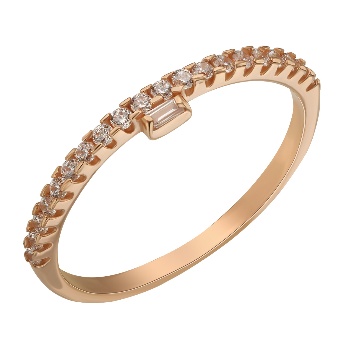 

Золотое кольцо с фианитами Tango Jewellery Company 380594 размер 16