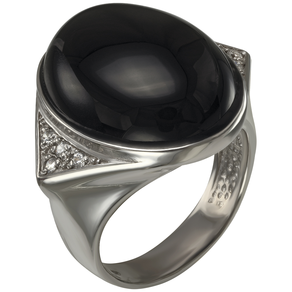 

Серебряное кольцо с агатом и фианитами Tango Jewellery Company 369473С размер 18.5