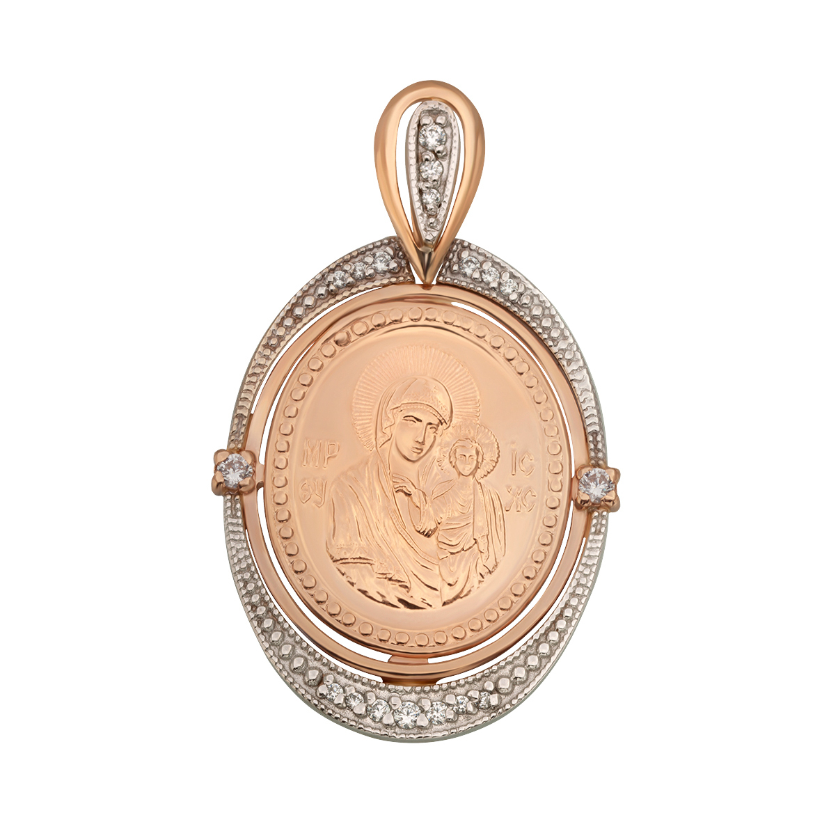 

Золотая ладанка "Казанская икона Божией Матери" Tango Jewellery Company 160168