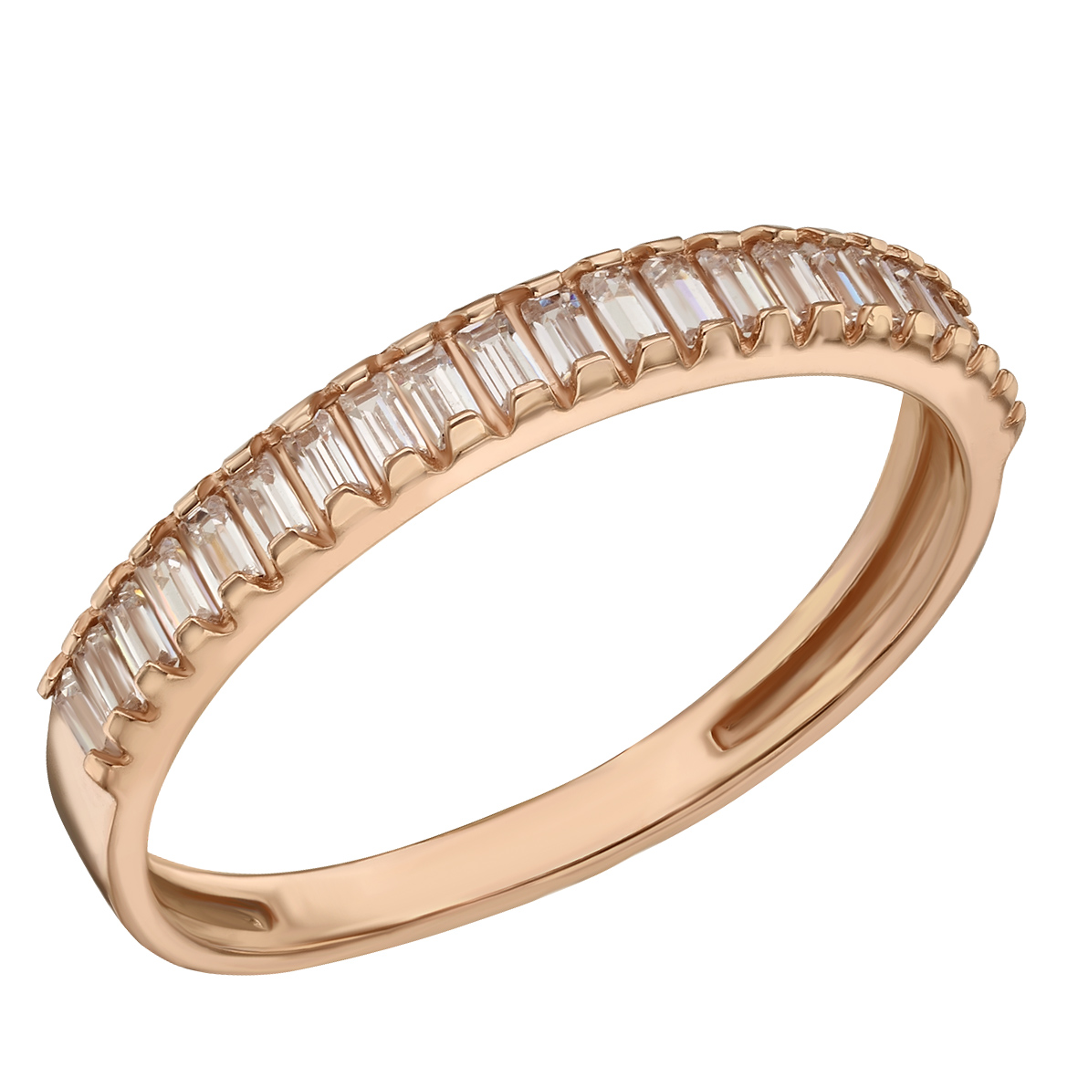 

Золотое кольцо со вставками фианитов Tango Jewellery Company 380578 размер 19
