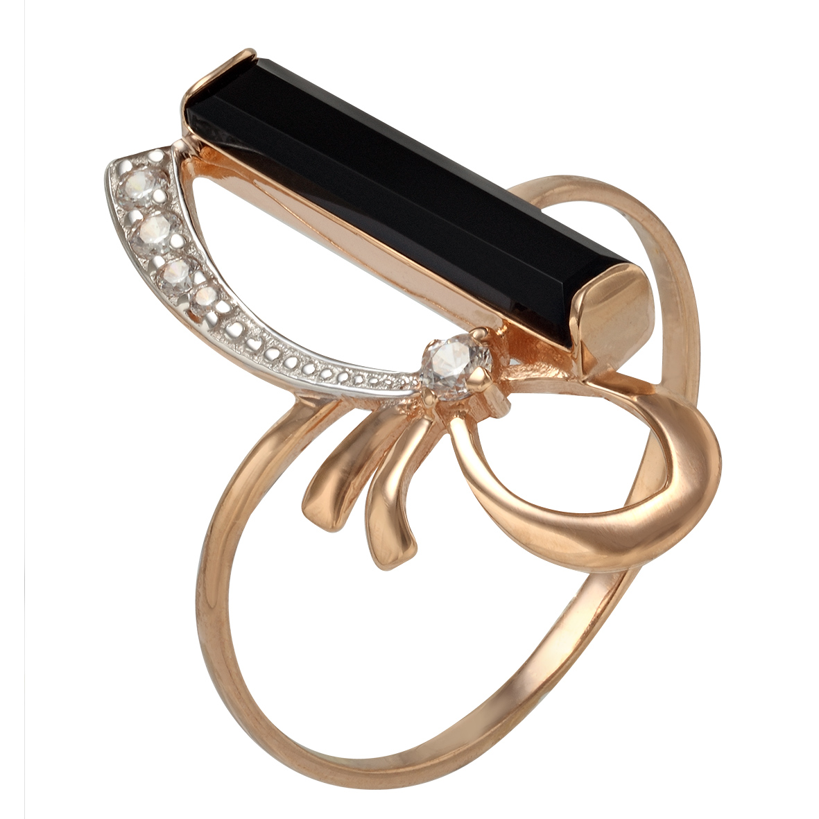 

Золотое кольцо с агатом и фианитами Tango Jewellery Company 369540 размер 18.5