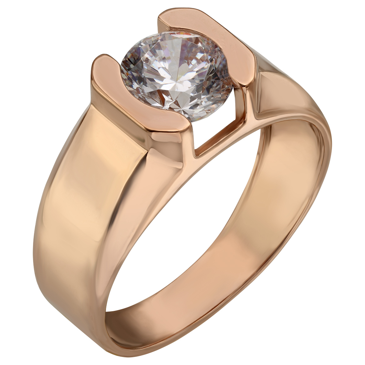 

Золотое кольцо с фианитом Tango Jewellery Company 380439 размер 17.5