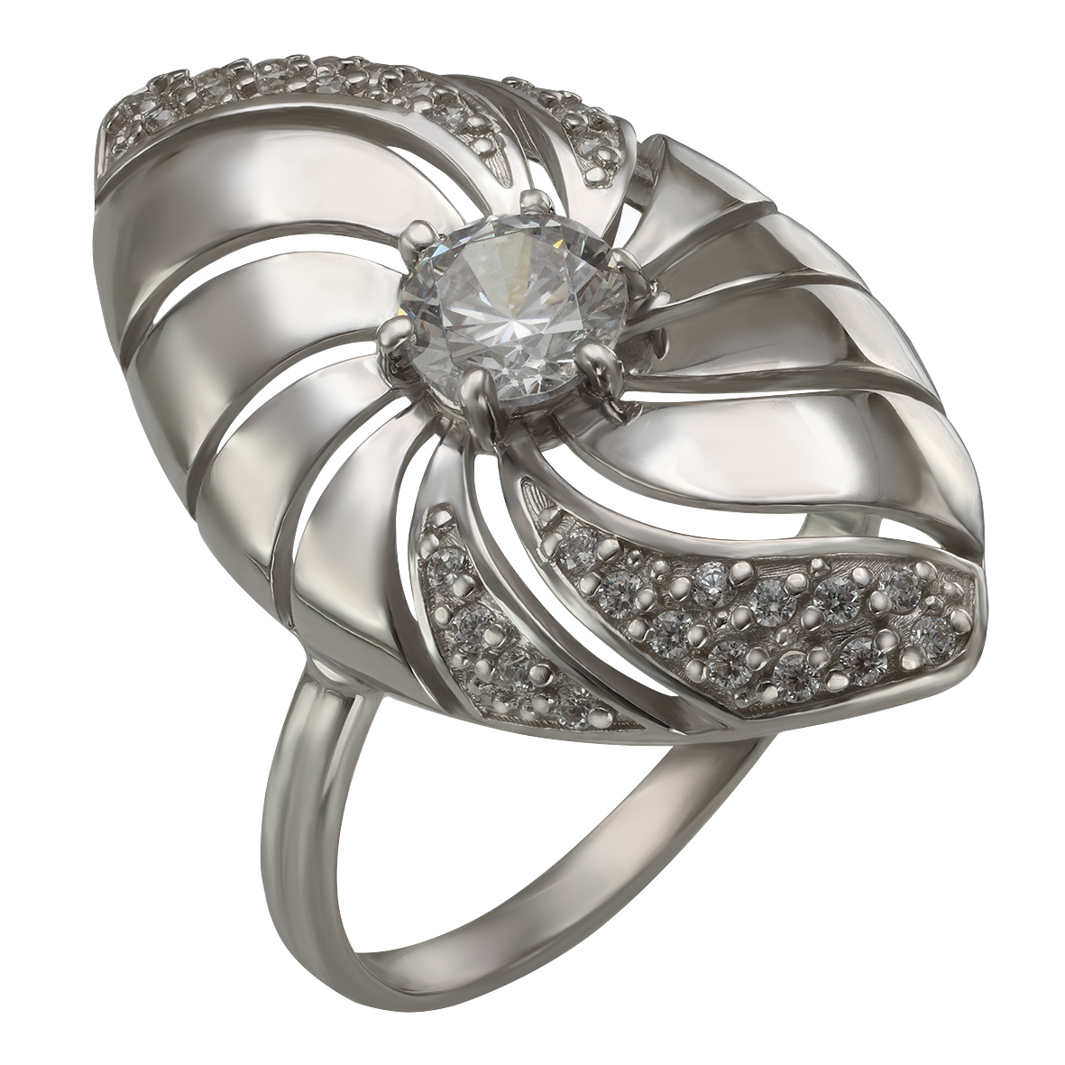 

Серебряное кольцо с фианитами Tango Jewellery Company 380134С размер 17.5