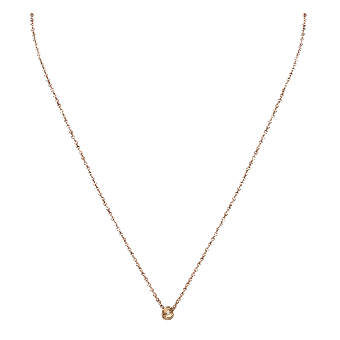 

Золотое колье с фианитом Tango Jewellery Company 860116 размер 450