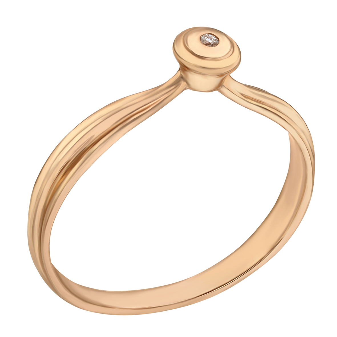 

Кольцо в красном золоте с бриллиантом Tango Jewellery Company 740337 размер 17