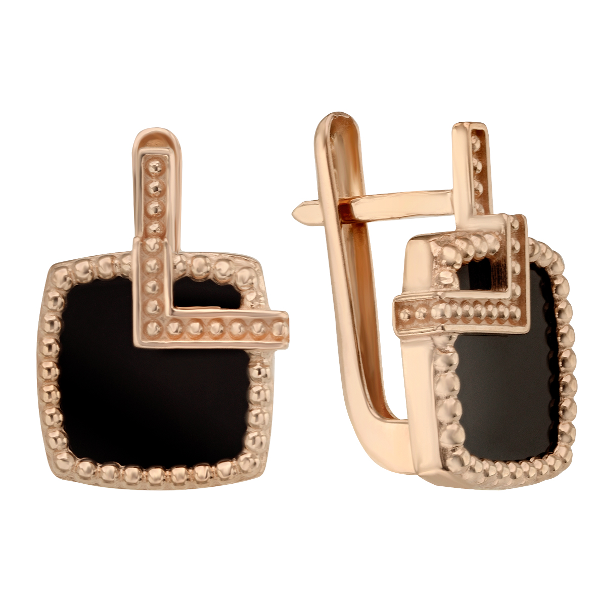 

Золотые серьги с агатом/перламутром Tango Jewellery Company 449729