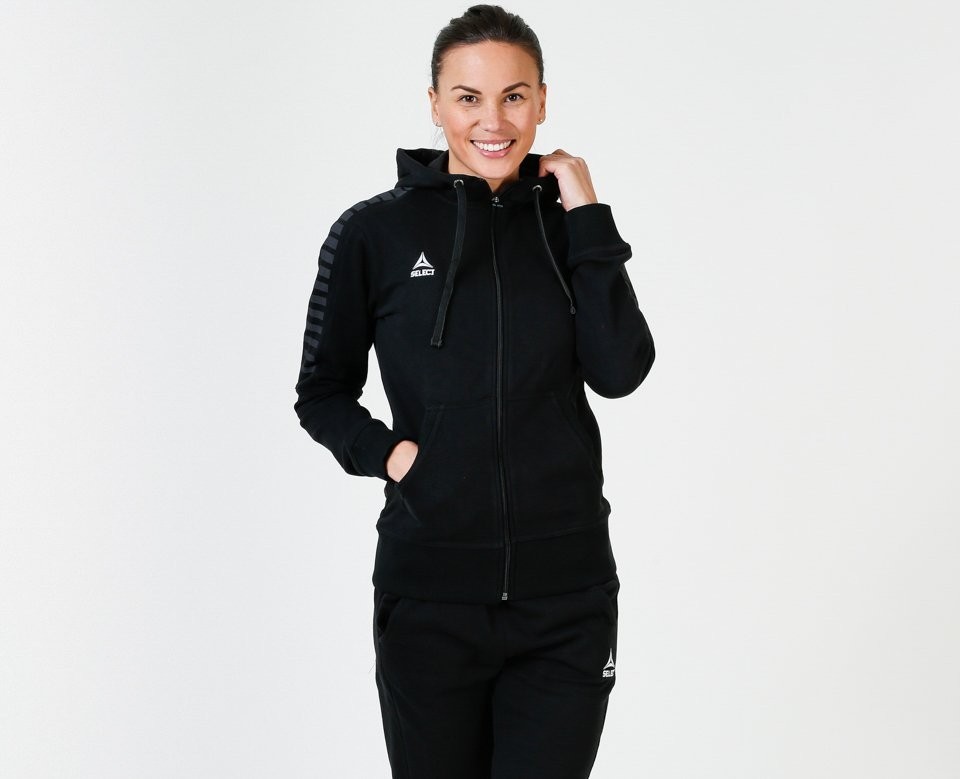 

Толстовка SELECT Torino zip hoodie women S чорна