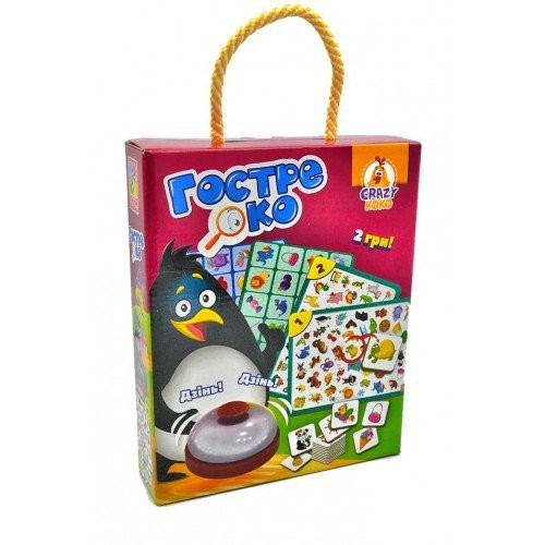 

Настольная детская игра со звоночком Vladi Toys "Зоркий глаз" RU (VT8010-01)