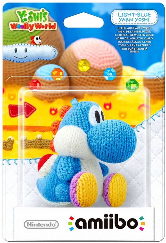 

Фигурка Nintendo Amiibo Yoshis Woolly World Blue Амибо Голубой Вязаный Йоши