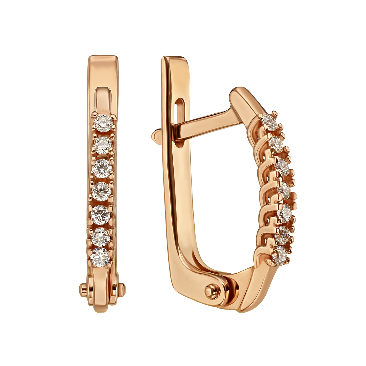 

Золотые серьги с бриллиантами Tango Jewellery Company 760297