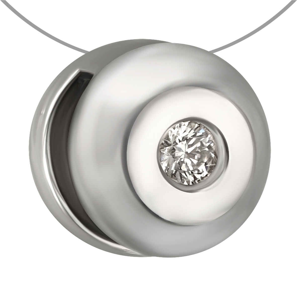 

Подвеска в белом золоте с бриллиантом Tango Jewellery Company 700309В