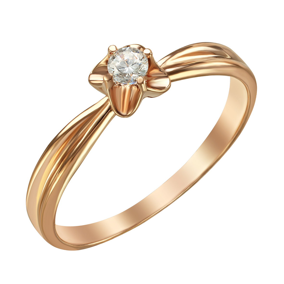 

Золотое кольцо с бриллиантом Tango Jewellery Company 740349 размер 17