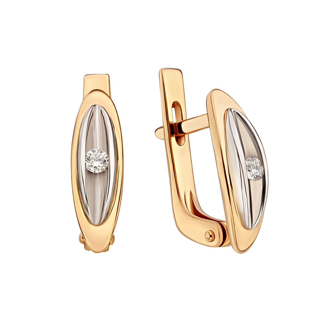 

Золотые серьги с бриллиантом Tango Jewellery Company 770374