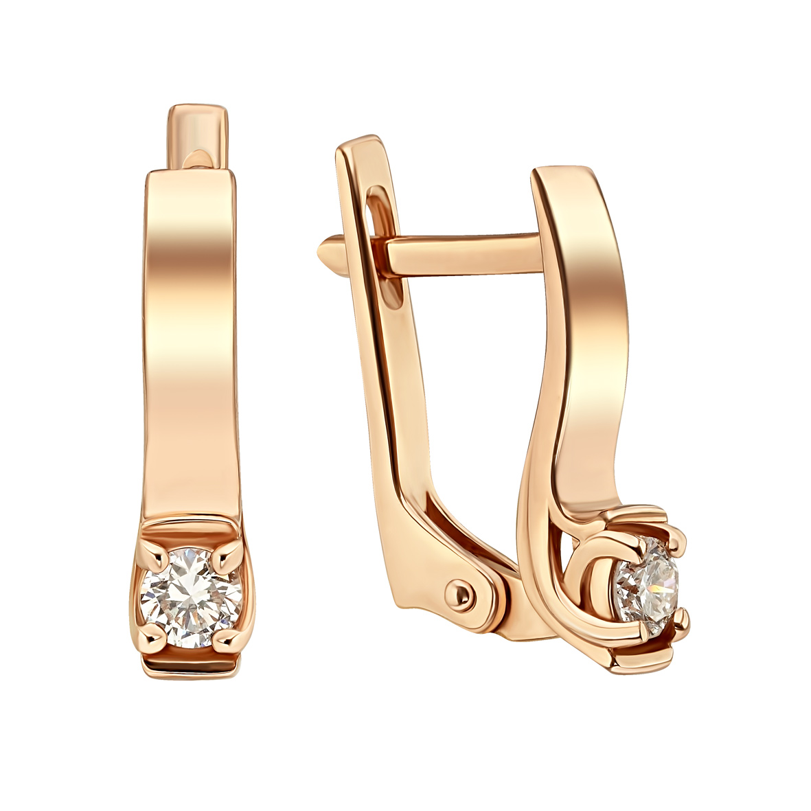 

Золотые серьги с бриллиантом Tango Jewellery Company 760279