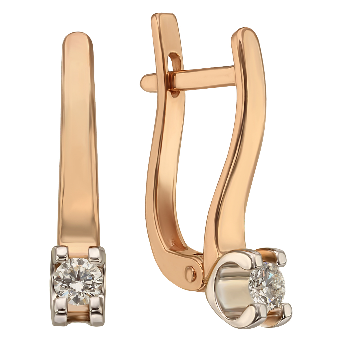 

Золотые серьги с бриллиантом Tango Jewellery Company 770372