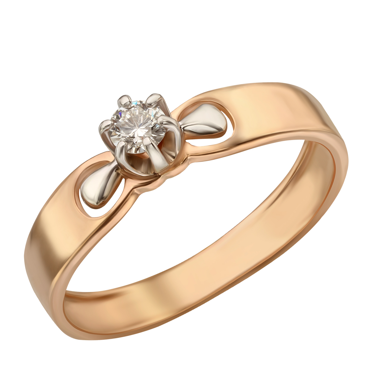 

Золотое кольцо с бриллиантом Tango Jewellery Company 750671 размер 18