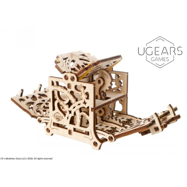

Механические 3D пазлы UGEARS - "Хранилище дайсов: девайс для настольных игр"