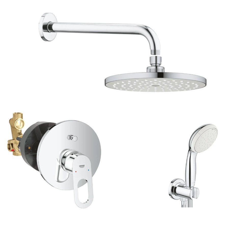 

Душевая система скрытого монтажа Grohe Bau Loop (цвет - хром) (2908100L)