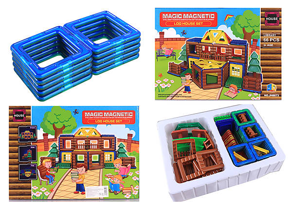 

Магнитный конструктор Библиотека Magic Magnetic JH8873 66 деталей