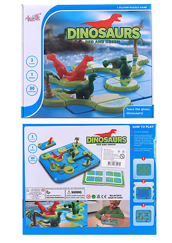 

Настольная игра "Динозавры. Красные и зеленые" AToys (GT233417)