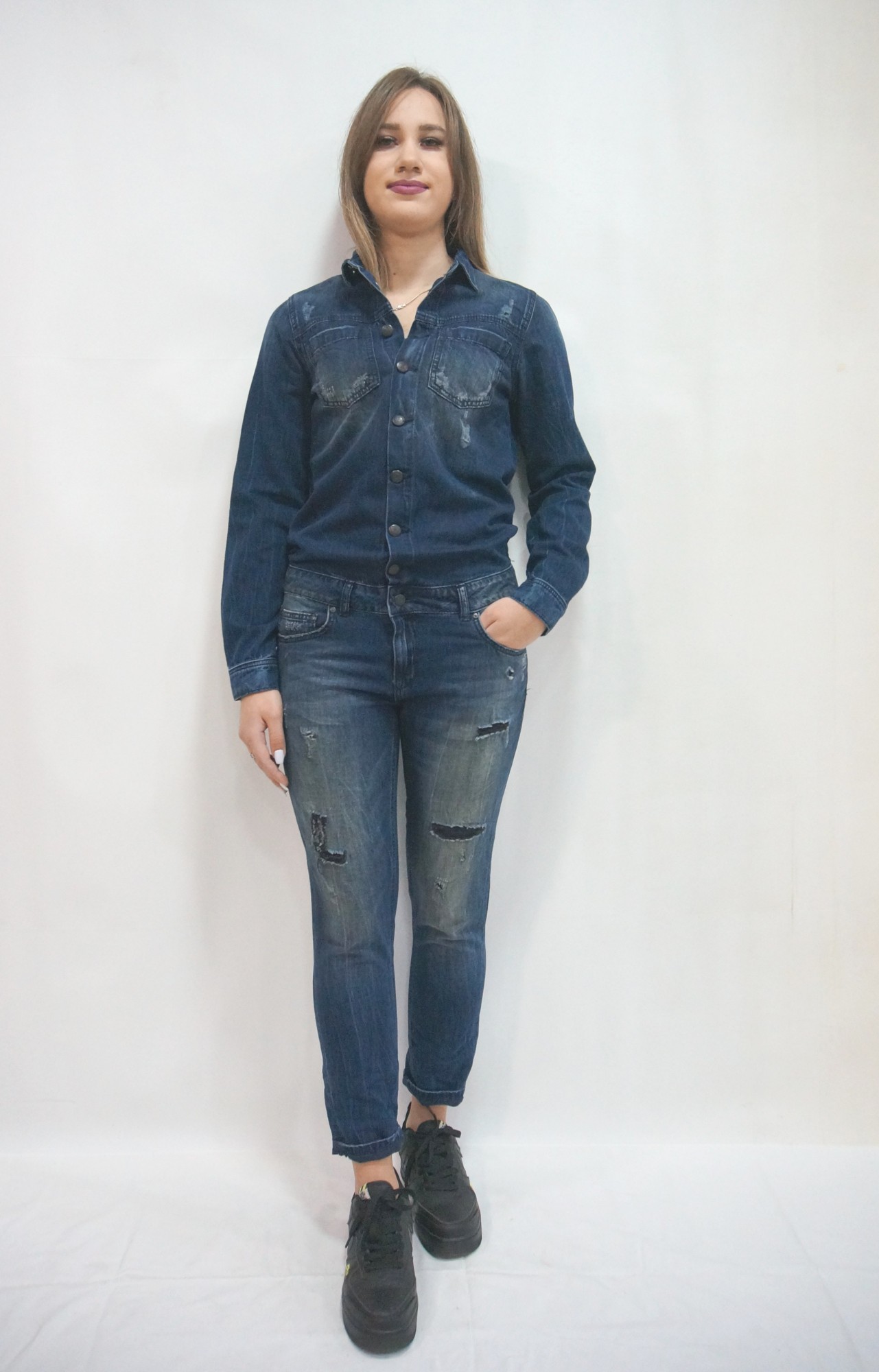 

Комбинезон LTB JEANS NANCIE BELLINI SALOPET  темно-синий 60450, Комбинезон LTB JEANS NANCIE BELLINI SALOPET XS темно-синий 60450
