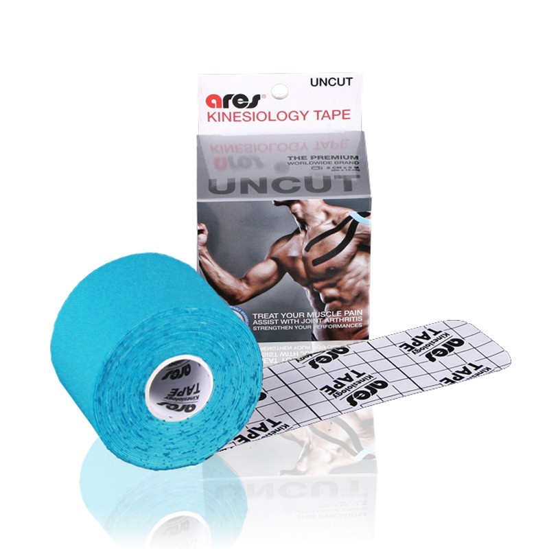 

Кинезио тейп Ares Uncut 5смx5м голубой AUBl