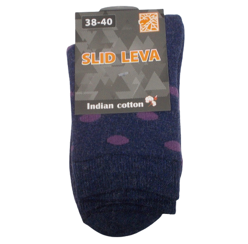 

Женские носки с махрой Slid leva - синие 223013, Женские носки с махрой Slid leva 38-40 синие 223013