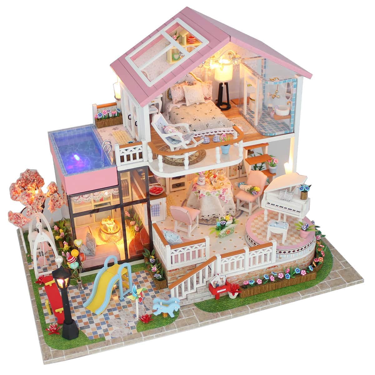 

3D Интерьерный конструктор DIY House Румбокс Hongda craft Sweet words (13846)