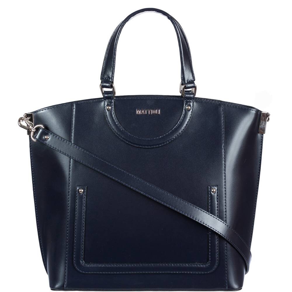 

Сумка женская Mattioli 001-19C темно-синий кальф