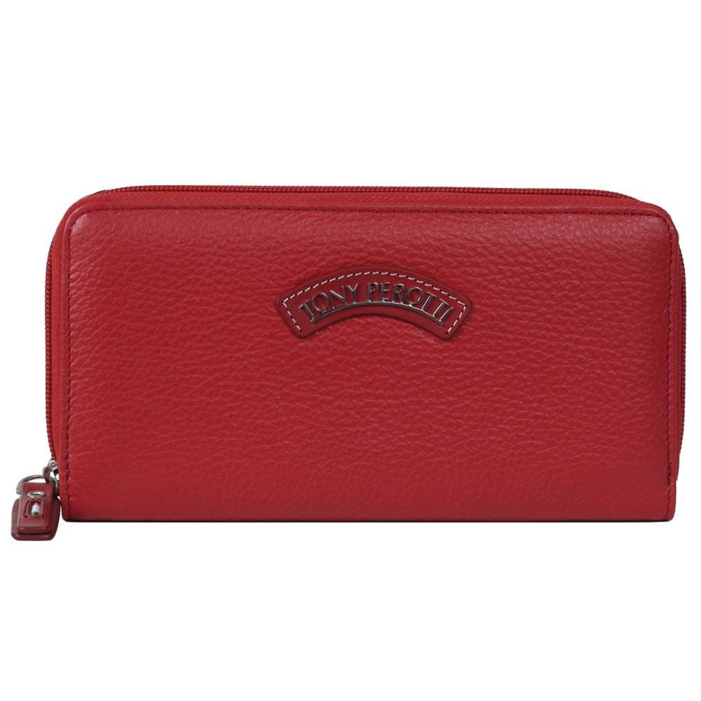 

Женский кожаный кошелек Tony Perotti Star 3662 rosso (красный)