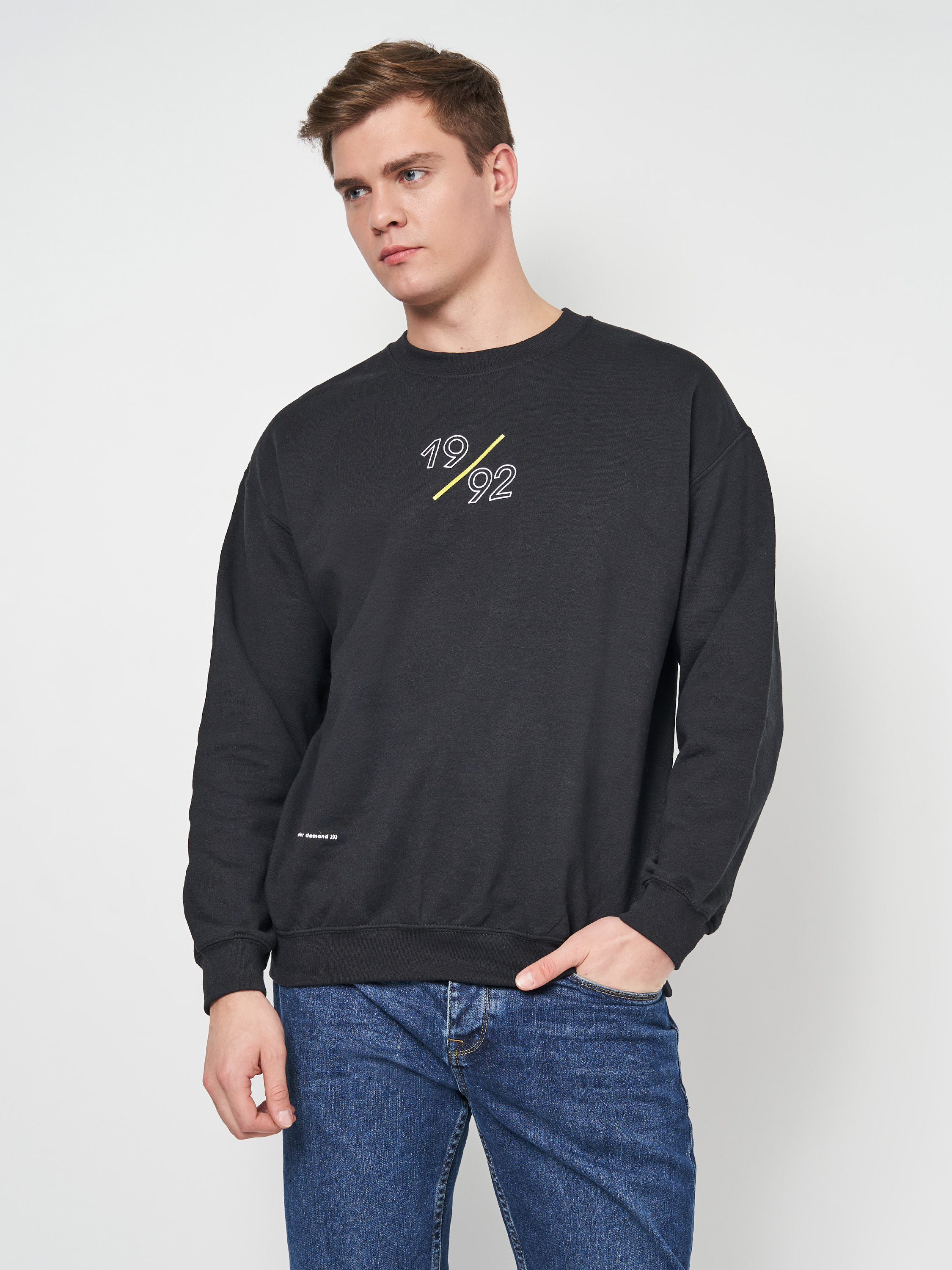 

Свитшот Topman XAZ280271QKYX  Черный с принтом, Свитшот Topman XAZ280271QKYX L Черный с принтом