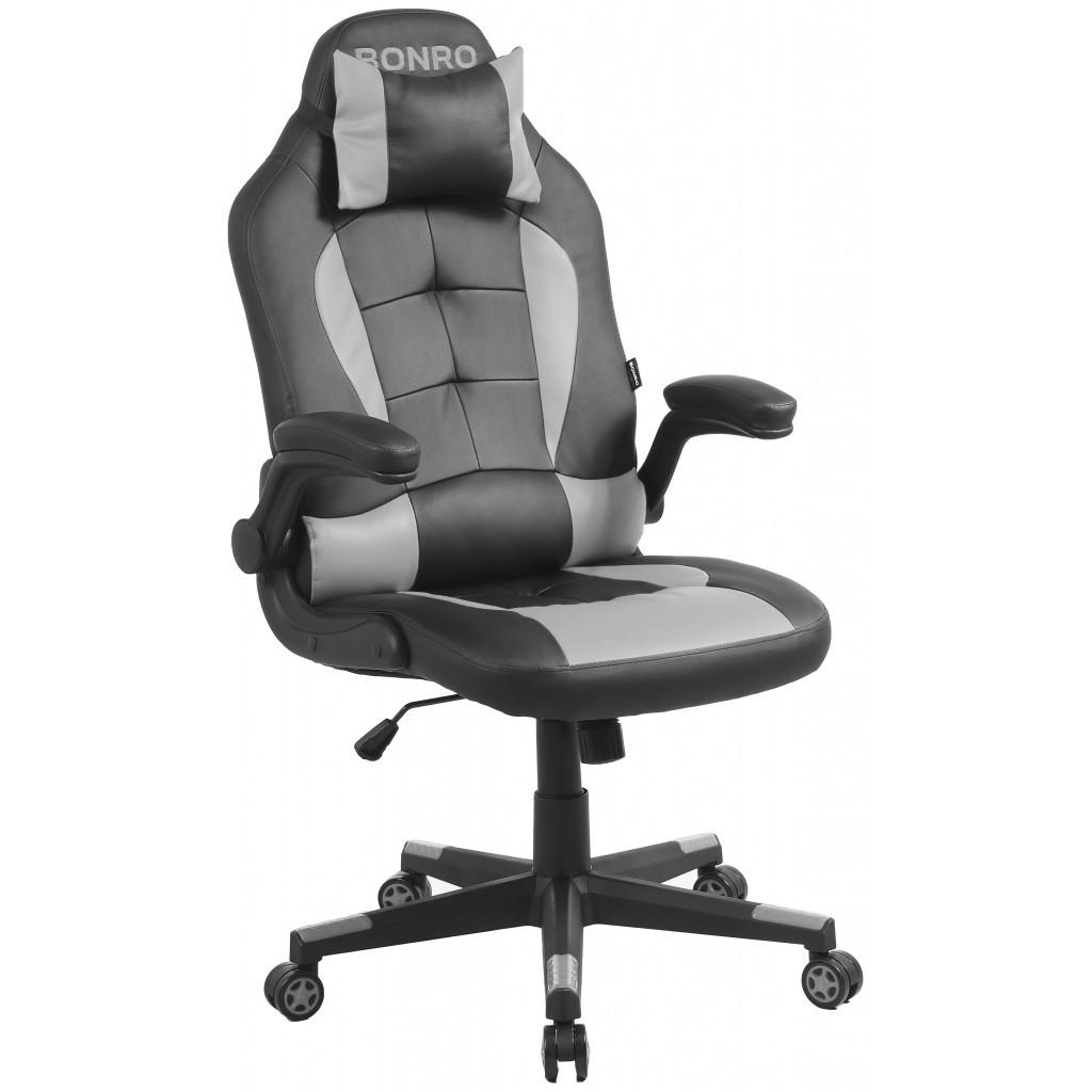 

Кресло геймерское Bonrо B-office серое (bo-40800021)