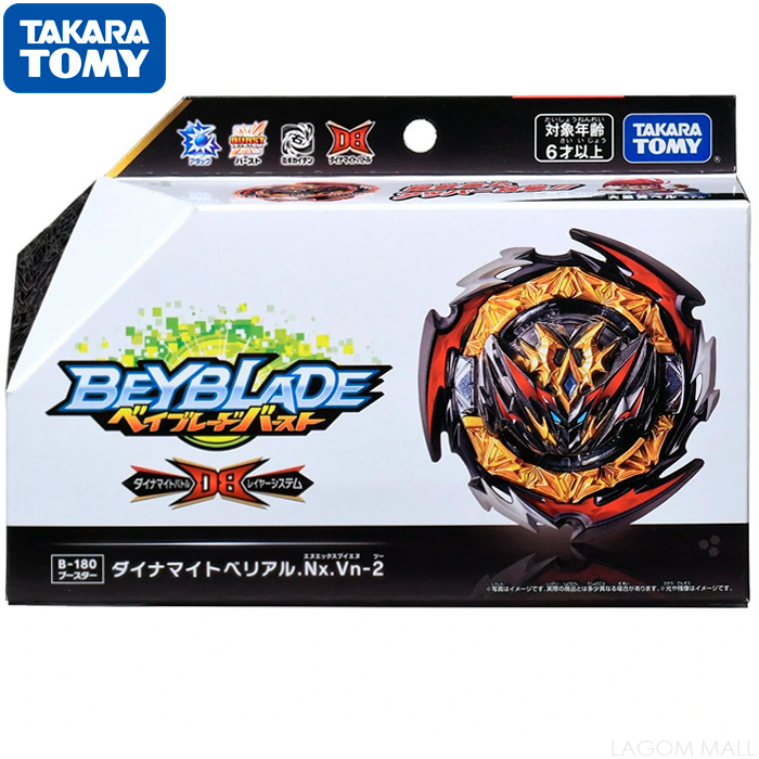 

Оригинальный Бейблейд Динамит Белиал 6 сезон Такара Томи (Beyblade Dynamite Belial) B-180 Takara Tomy + Магнит