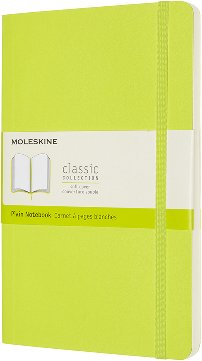 

Записная книга Moleskine Classic 13 x 21 см 192 страницы без линовки Лимонная мягкая обложка (8056420851007)
