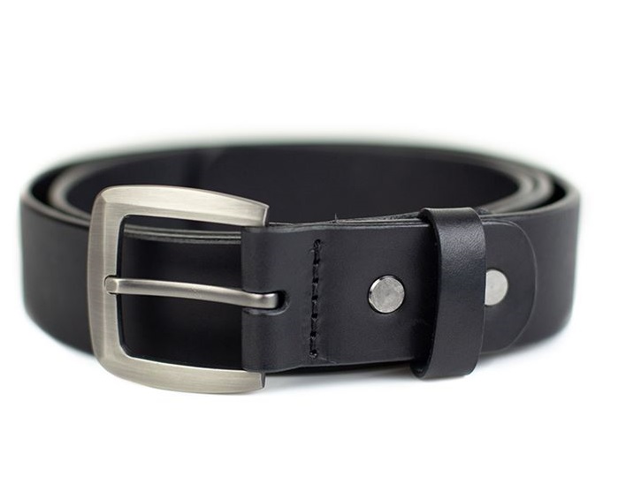 

Ремень кожаный The Wings 33 мм черный TW-Belt-33-black