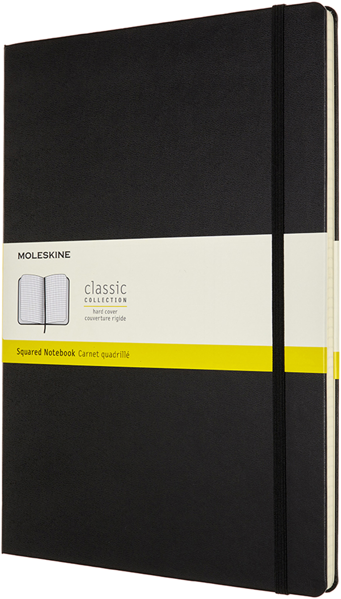 

Записная книга Moleskine Classic 21 x 29.7 см в клетку Черная (8053853602831)