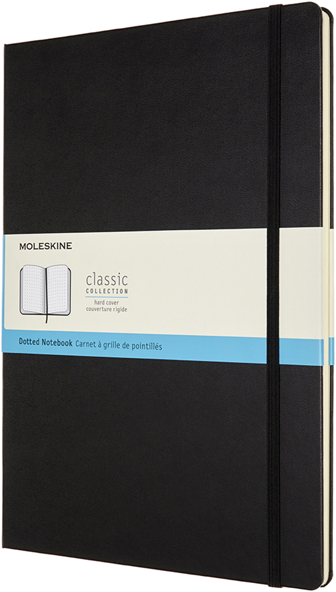 

Записная книга Moleskine Classic 21 x 29.7 см в точку Черная (8053853602848)