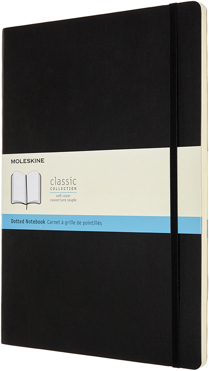 

Записная книга Moleskine Classic 21 x 29.7 см в точку Черная мягкая обложка (8053853602886)