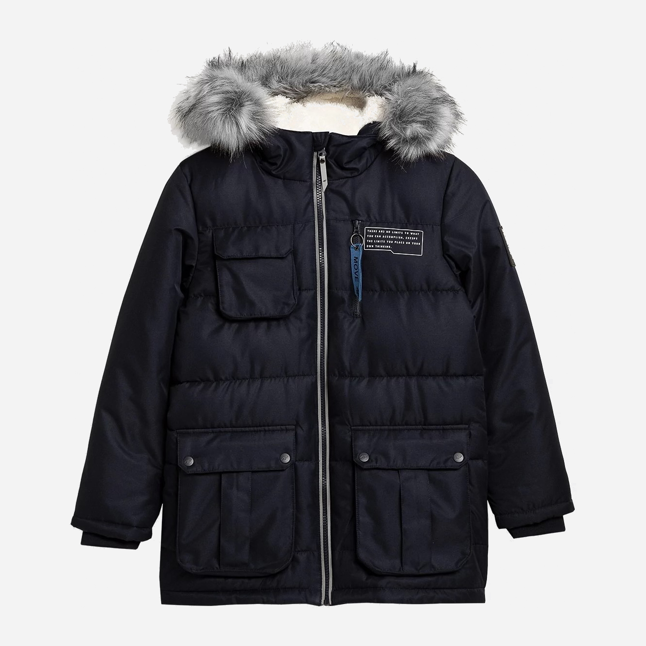 

Зимняя парка детская 4F HJZ21-JKUM001A-31S 164 см Военно-морская