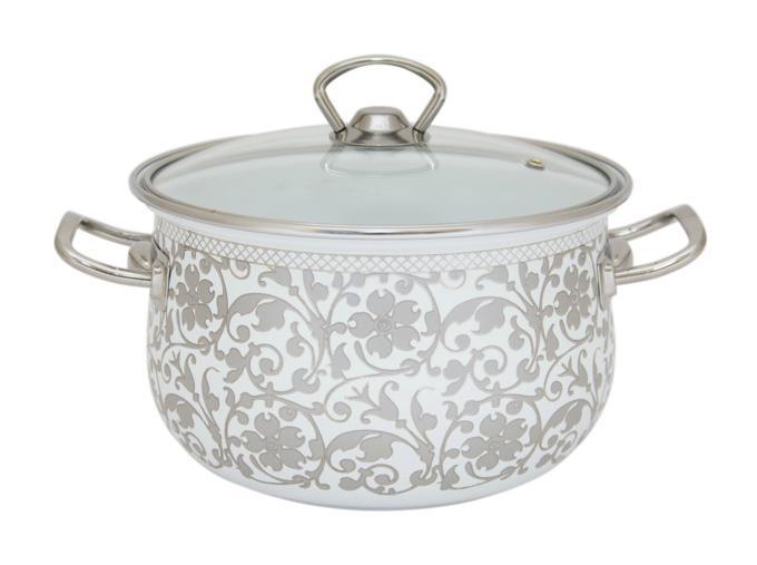 

Кастрюля эмалированная Infinity "Вензель" 3.7л, индукционная