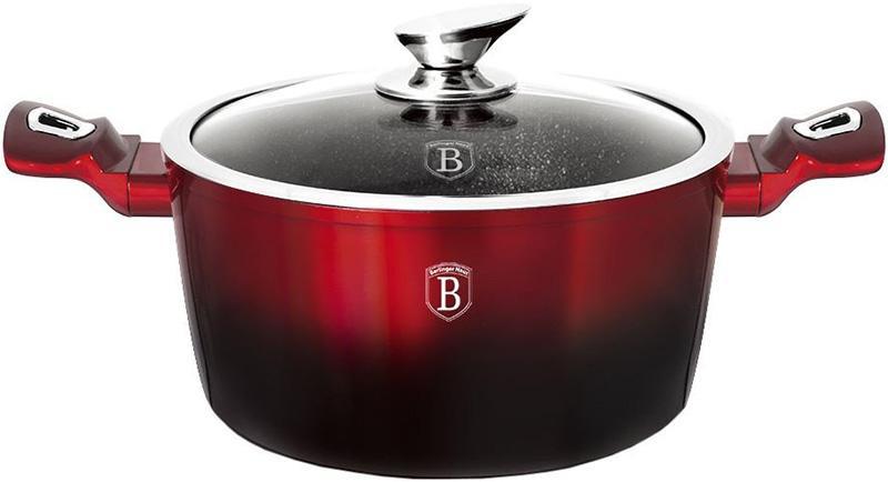 

Кастрюля Berlinger Haus Black Burgundy 2.5л, мраморное покрытие